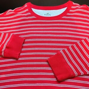 REDHEAD Red Striped‎ Thermal Cotton Blend Long Sleeve Shirt Mens Size XXL 2XL